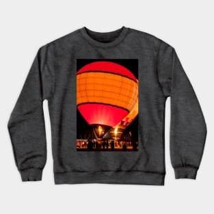 Evening Glow Red And Yellow Crewneck Sweatshirt